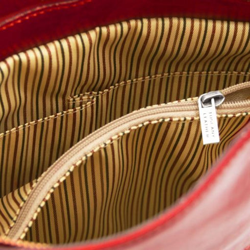 Patty - Leather convertible backpack shoulderbag